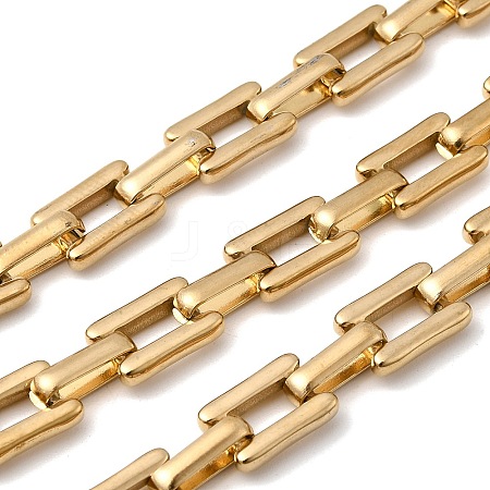 304 Stainless Steel Rectangle Link Chains CHS-Z007-09G-1