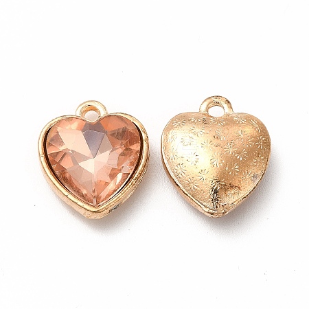 Faceted Glass Rhinestone Pendants GLAA-I051-B12-1