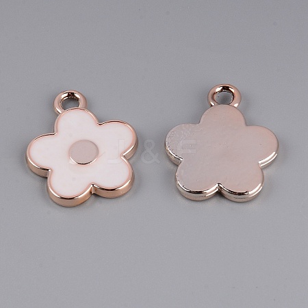 CCB Plastic Enamel Pendants KY-WH0084-08B-1