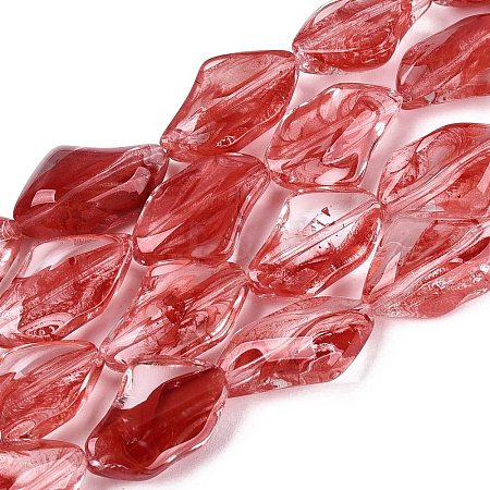 Handmade Lampwork Beads Strands LA-N046-02J-1