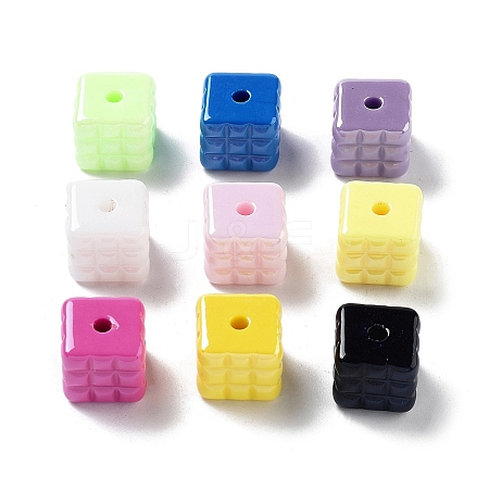 Opaque Acrylic Beads OACR-Z017-07A-1