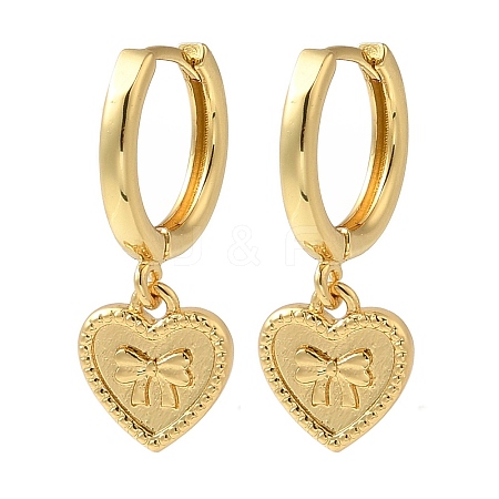 Rack Plating Brass Hoop Earrings EJEW-B062-42G-1