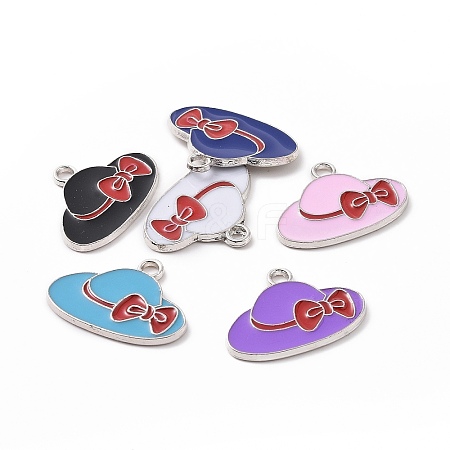 Alloy Enamel Pendants ENAM-G213-17P-1