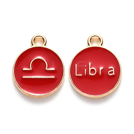 Alloy Enamel Pendants LS-X-ENAM-S124-01A-07K-1