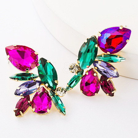 Sparkling Alloy Rhinestone Ear Studs for Women ST4528313-1