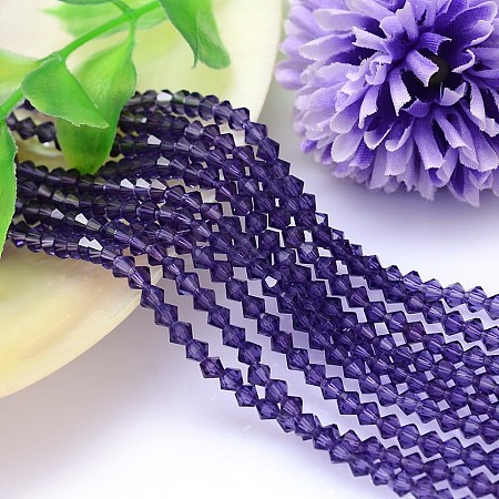 Faceted Imitation Austrian Crystal Bead Strands G-M180-10mm-27A-1