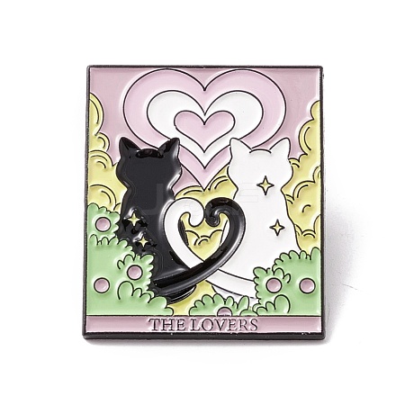 The Lovers Word Enamel Pin JEWB-H007-15EB-1