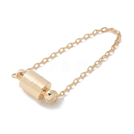 Brass Magnetic Clasps KK-U052-24G-1