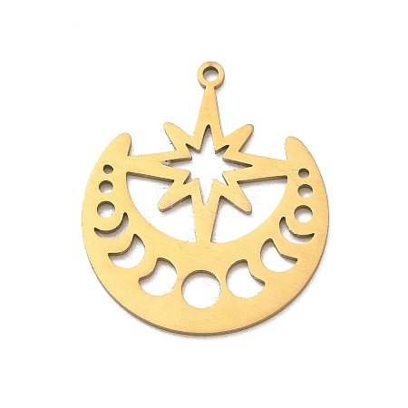 201 Stainless Steel Pendants SA-CBA6FBD-03G-1