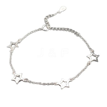 Brass Link Bracelets BJEW-BB51946-A-1