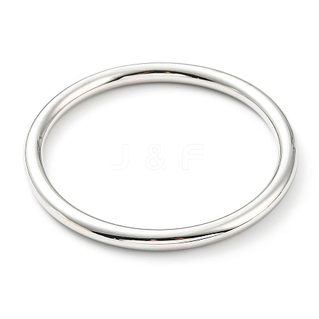 Non-Tarnish 304 Stainless Steel Simple Thin Plain Bangle for Women LS-BJEW-B064-02P-1