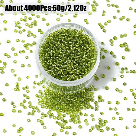 60G Glass Seed Beads SEED-YW0002-84D-1