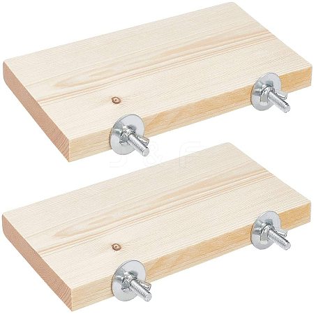 Bird Wood Platform AJEW-GA0001-41-1