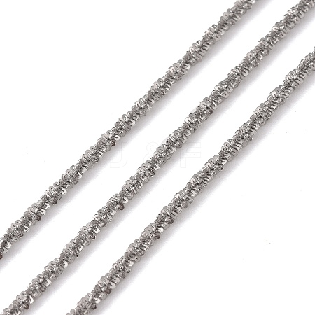 Tarnish Resistant Handmade 304 Stainless Steel Sparkling Cauliflower Chains CHS-L026-03B-P-1