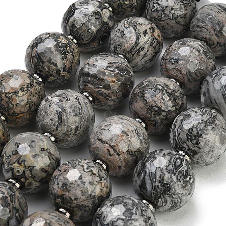 Natural Map Stone Beads Strands GG-CBA007A-D06-02-1