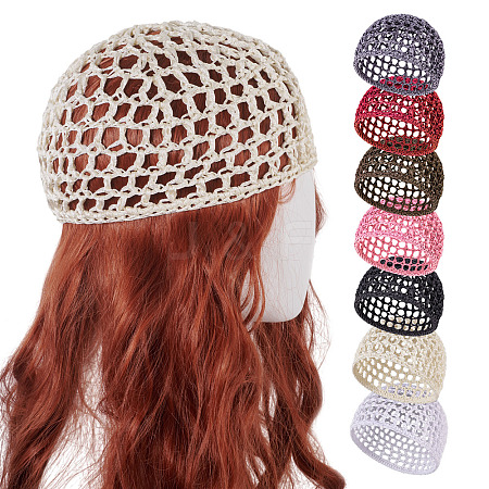 1Pc Cloth African Kufei Hat for Women AJEW-TADJ0001-12D-1
