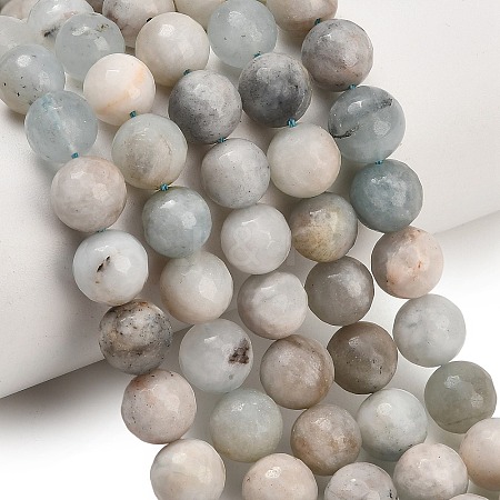 Natural Aquamarine Beads Strands LS-GG-CBA7BB7-A01-8mm-1