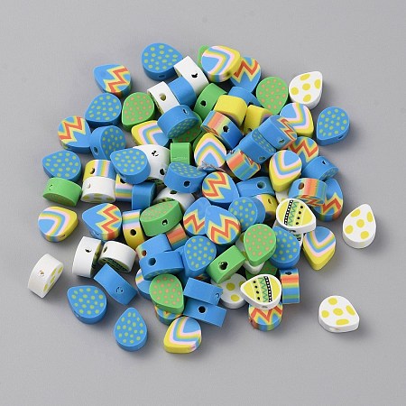 Cartoon Handmade Polymer Clay Beads CLAY-WH0011-05-1