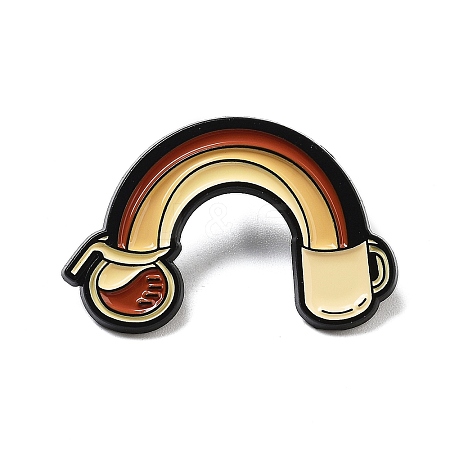 Caffee Theme Alloy Enamel Pins JEWB-Z025-01D-1