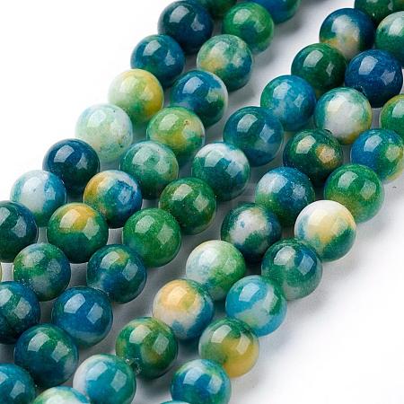 Jade Beads Strands G-D264-6mm-XH05-1