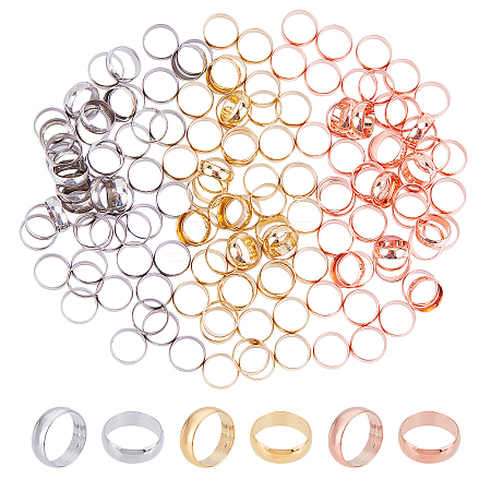 ARRICRAFT 150Pcs 3 Colors 304 Stainless Steel Pendants & Linking Rings STAS-AR0001-20-1