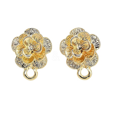 Alloy Stud Earring Findings PALLOY-I224-05G-1