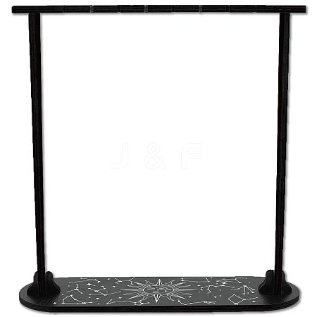 Wooden Crystal Display Shelf DJEW-WH0048-021-1