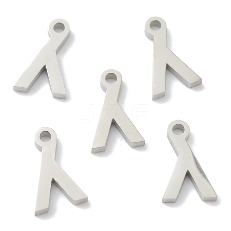 304 Stainless Steel Charms STAS-G244-01L-1
