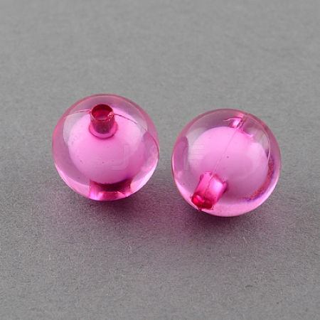 Transparent Acrylic Beads TACR-S092-8mm-18-1