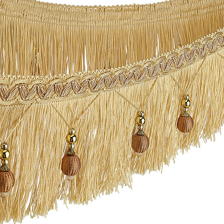 6M Polyester Tassel Lace Trim OCOR-OC0001-51C-1