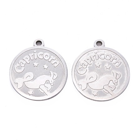 Non-Tarnish 201 Stainless Steel Pendants STAS-R106-01-1