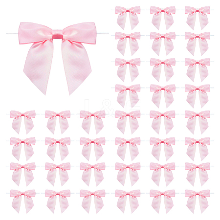 36Pcs Polyester Packaging Ribbon Bowknot AJEW-ME0003-02C-1