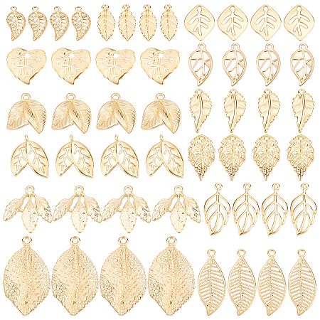 52Pcs 13 Style Alloy Pendants FIND-PH0005-51-1