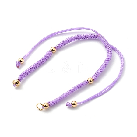 Adjustable Braided Nylon Bracelet Making AJEW-PH01404-03-1