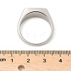 316L Stainless Steel Natural Gemstone Finger Rings for Women RJEW-U054-02C-02P-5