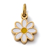 316 Surgical Stainless Steel Enamel Pendants STAS-K258-40D-G-1