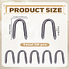 50Pcs Iron Fastening Nails IFIN-LP0001-64-2