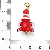 Christmas Handmade Lampwork Pendants STAS-C147-03A-3