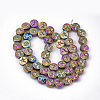 Electroplate Non-magnetic Synthetic Hematite Beads G-S352-11-2