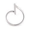 304 Stainless Steel Thin Curve Finger Ring for Women RJEW-C086-25-P-3