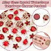 40Pcs 5 Styles Glass Pendants GLAA-GA0001-93-3