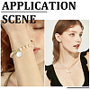 48Pcs 3 Styles Opaque Resin Pendants CRES-SC0003-10-6