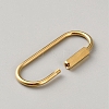 Brass Locking Carabiner KK-WH0001-33B-2