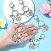 5Pcs Travel Alloy Keychain KEYC-YW00244-3