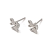 304 Stainless Steel Stud Earrings EJEW-P244-07P-1
