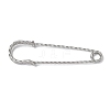 304 Stainless Steel Safety Pins Brooch Findings STAS-C181-01A-P-1