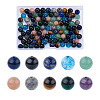 Kissitty 100Pcs 10 Style Natural Gemstone Beads G-KS0001-04-7