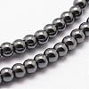 Grade AB Non-magnetic Synthetic Hematite Beads Strands G-P209-02-3mm-1