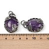 Natural Amethyst Pendants G-Z101-02AS-08-3