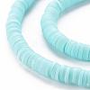 Handmade Polymer Clay Bead Strands CLAY-T002-6mm-28-3